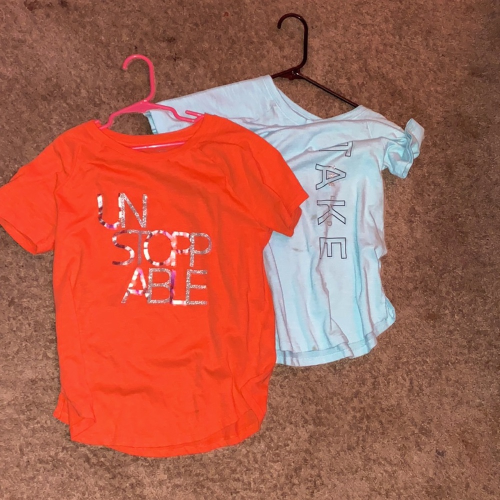 Sporty athletic shirts